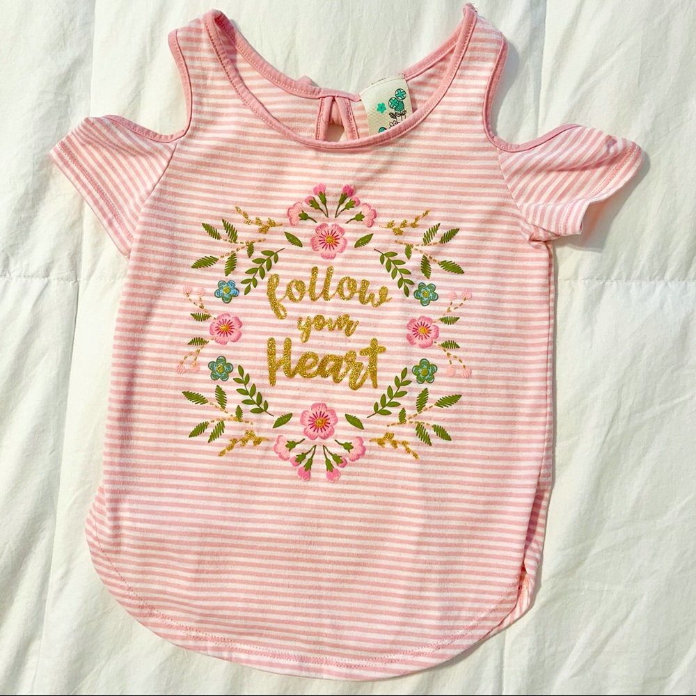 Girls Cold Shoulder Shirt